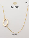 CN4279 - CN4304 A - Z Initial Necklace - MiMi Wholesale