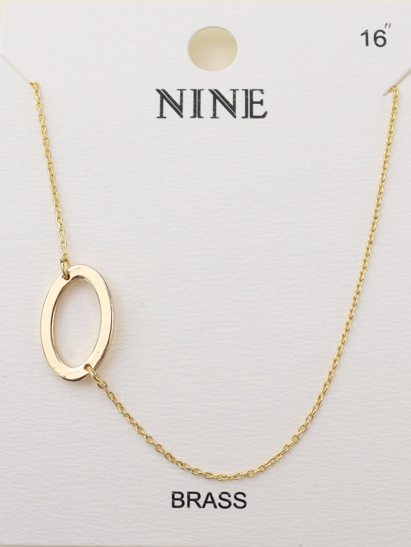 CN4279 - CN4304 A - Z Initial Necklace - MiMi Wholesale