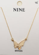 CN4321 Butterfly Pendant Necklace - MiMi Wholesale