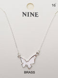 CN4321 Butterfly Pendant Necklace - MiMi Wholesale