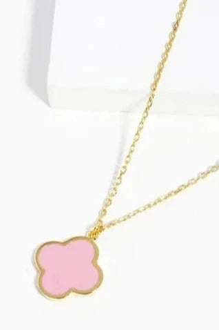 CN4322 Clover Pendant Necklace - MiMi Wholesale