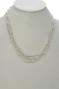 CN4323 Multi Strand Pearl Necklace - MiMi Wholesale