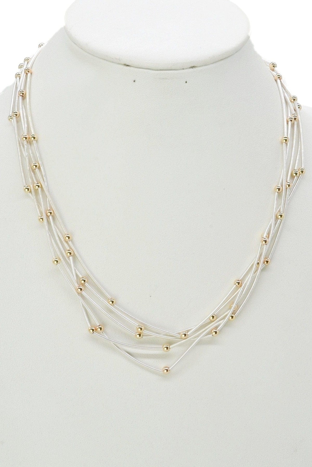 CN4324 Multi Strand CCB Necklace - MiMi Wholesale