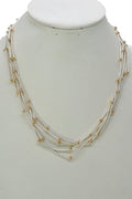 CN4324 Multi Strand CCB Necklace - MiMi Wholesale