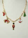 CN4349 Nutcracker Charm Necklace - MiMi Wholesale