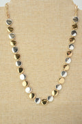 CN4353 18" Disc Necklace - MiMi Wholesale