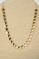 CN4353 18" Disc Necklace - MiMi Wholesale
