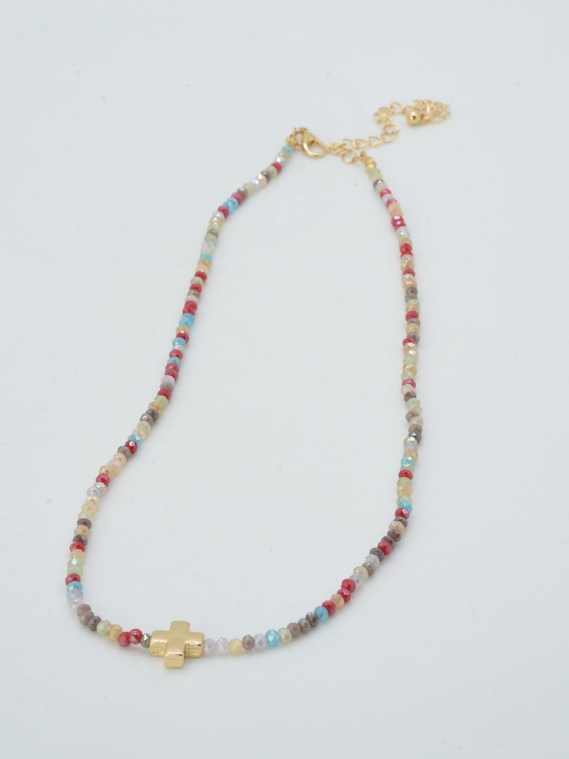 CN4369 Cross Pendant Necklace - MiMi Wholesale
