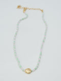CN4372 Beaded Shell Pendant Necklace - MiMi Wholesale