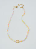 CN4372 Beaded Shell Pendant Necklace - MiMi Wholesale