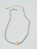 CN4372 Beaded Shell Pendant Necklace - MiMi Wholesale