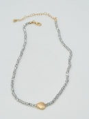 CN4372 Beaded Shell Pendant Necklace - MiMi Wholesale