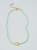 CN4372 Beaded Shell Pendant Necklace - MiMi Wholesale