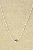 CN4373 Cross Pendant Necklace - MiMi Wholesale