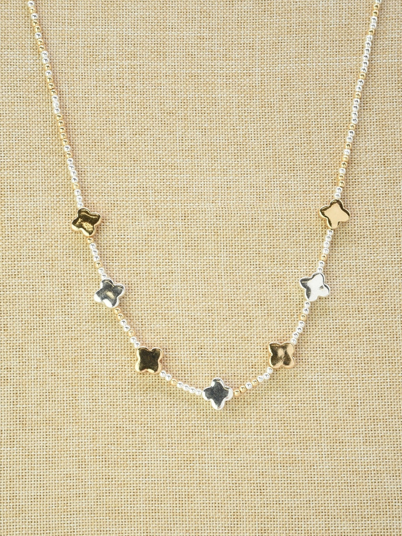 CN4379 Clover Necklace - MiMi Wholesale