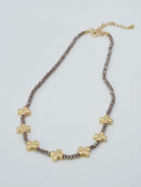 CN4380 Beaded Cross Pendants Necklace - MiMi Wholesale