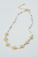 CN4380 Beaded Cross Pendants Necklace - MiMi Wholesale