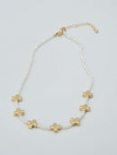 CN4380 Beaded Cross Pendants Necklace - MiMi Wholesale