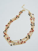 CN4383 Multi Strand Necklace - MiMi Wholesale