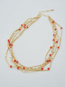 CN4383 Multi Strand Necklace - MiMi Wholesale