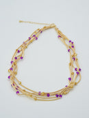 CN4383 Multi Strand Necklace - MiMi Wholesale