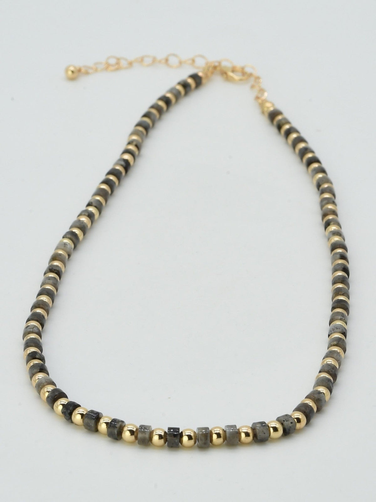 CN4386 CCB Bead Semi Precious Necklace - MiMi Wholesale