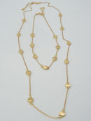 CN4395 2 Piece Shell Station Long Necklace - MiMi Wholesale