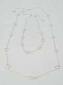 CN4396 Heart Station 2 Piece Long Necklace - MiMi Wholesale