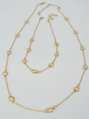 CN4396 Heart Station 2 Piece Long Necklace - MiMi Wholesale
