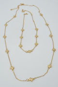 CN4398 Cross Station 2 Piece Long Necklace - MiMi Wholesale