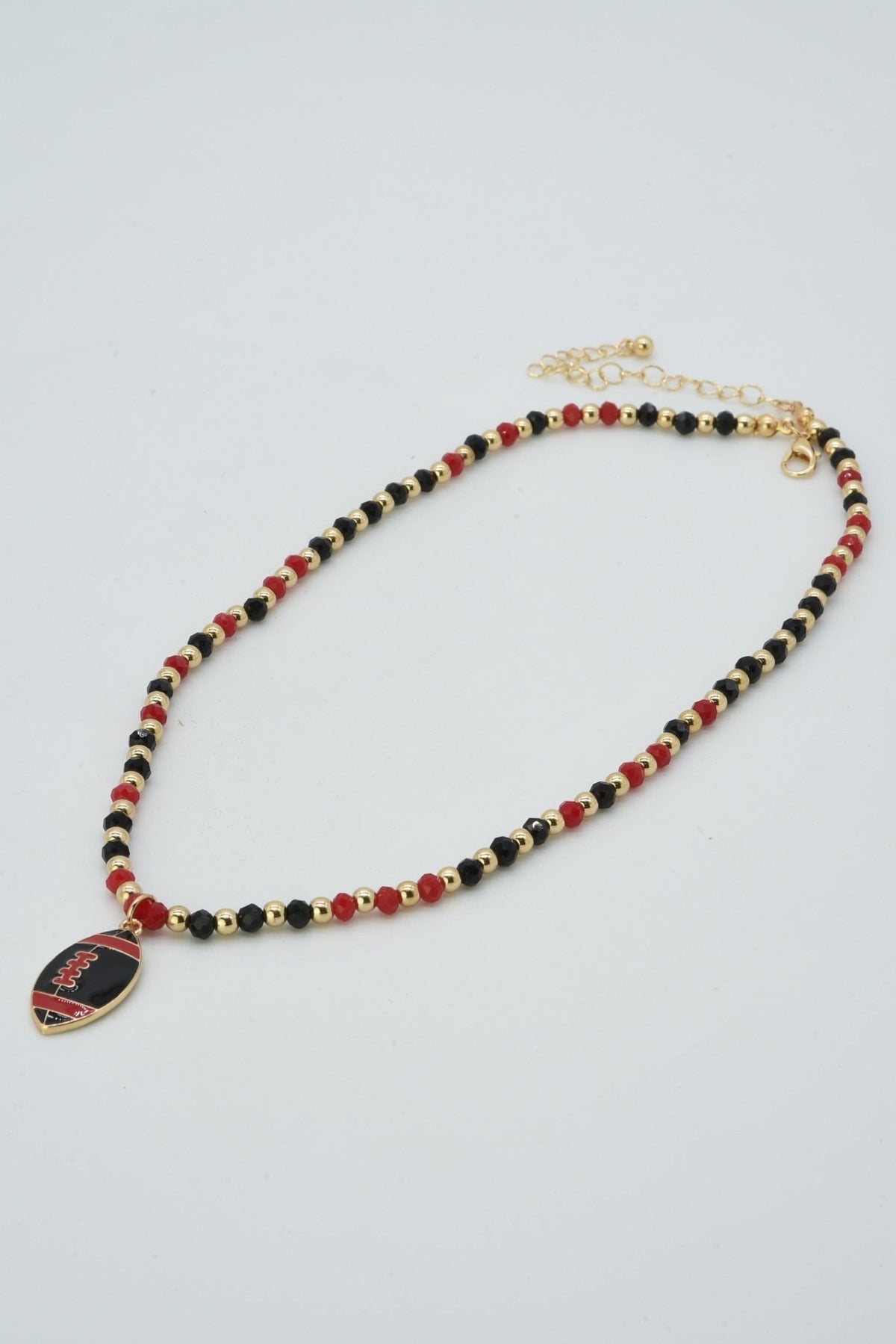CN4399 Football Pendant Necklace - MiMi Wholesale