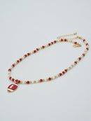 CN4399 Football Pendant Necklace - MiMi Wholesale