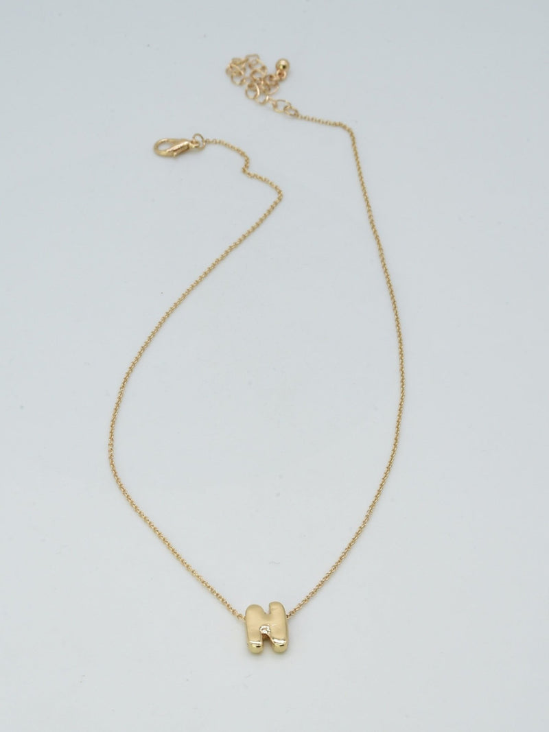 CN4407 Nile Initial Necklace - MiMi Wholesale