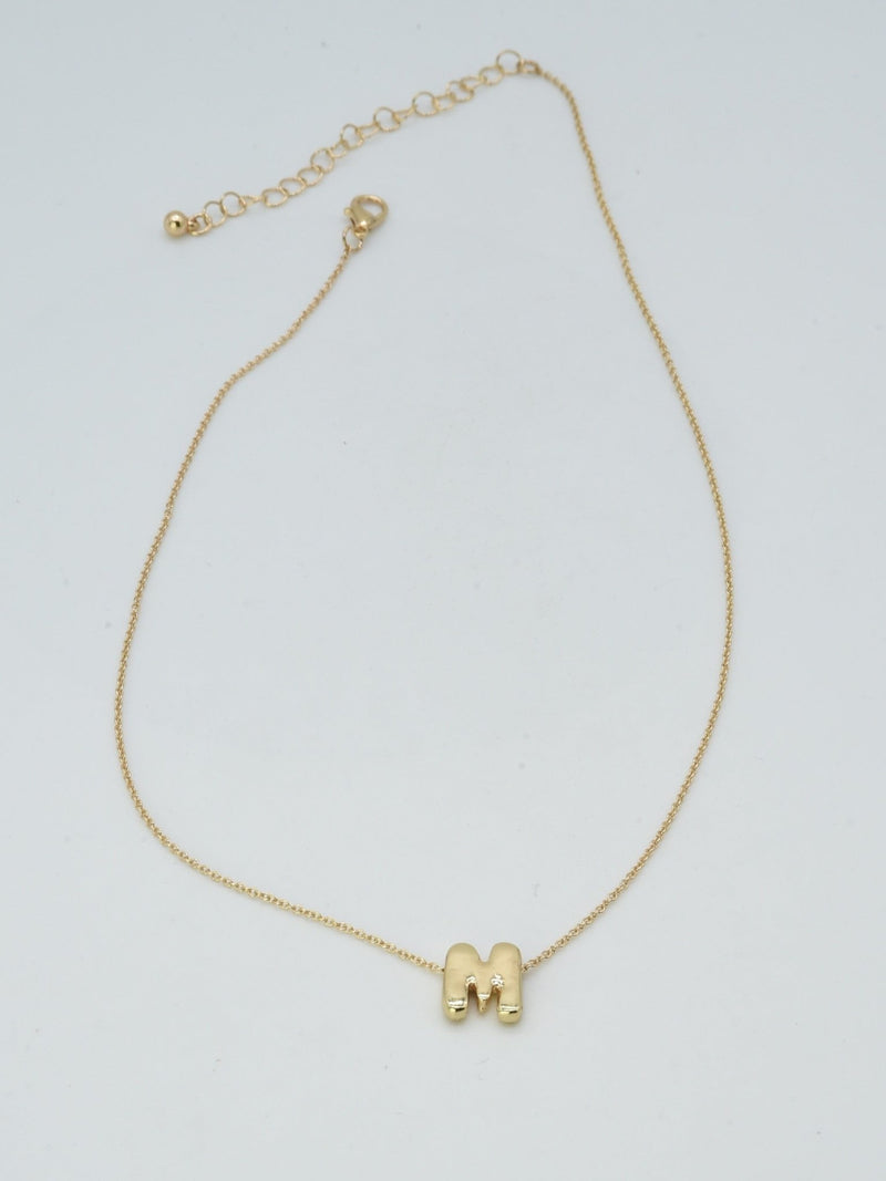 CN4407 Nile Initial Necklace - MiMi Wholesale