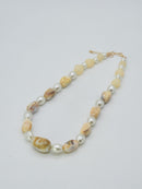 CN4410 Acrylic Pearl Bead Necklace - MiMi Wholesale