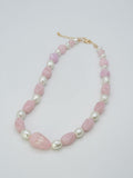CN4410 Acrylic Pearl Bead Necklace - MiMi Wholesale