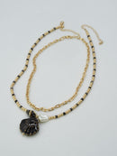 CN4418 Shell Pendant Necklace - MiMi Wholesale