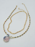 CN4418 Shell Pendant Necklace - MiMi Wholesale