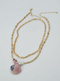 CN4418 Shell Pendant Necklace - MiMi Wholesale