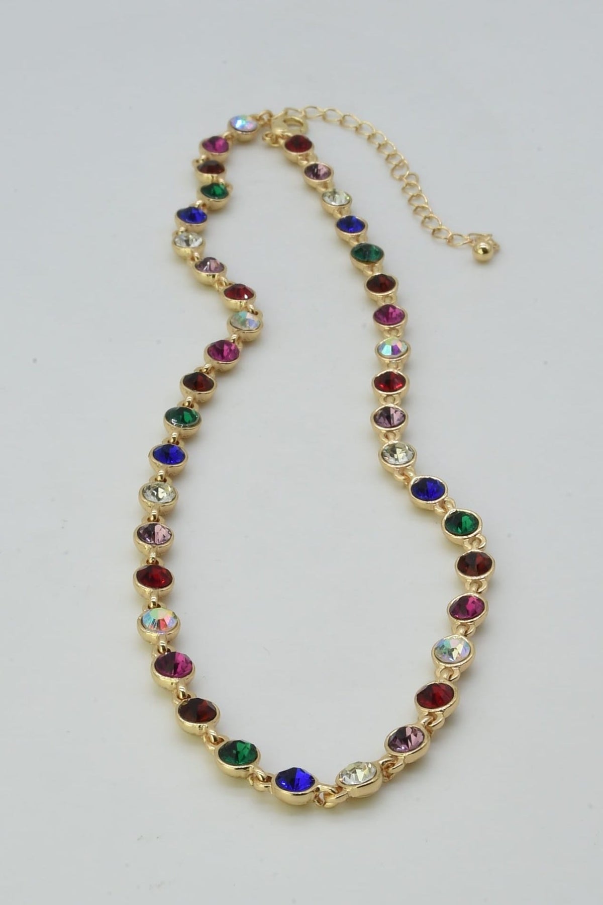 CN4422 Celeste Crystal Necklace - MiMi Wholesale
