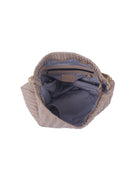 CSD019 Chevron Embossed Chain Strap Hobo Bag - MiMi Wholesale