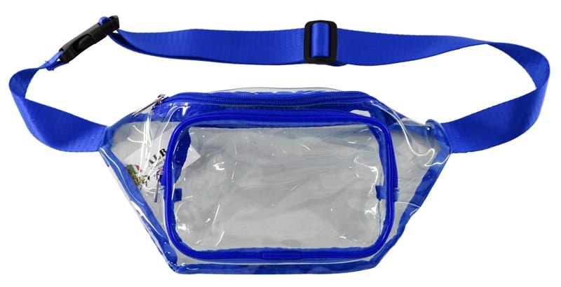 CW210 Sheena Clear Gameday Fanny Pack - MiMi Wholesale
