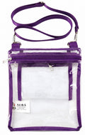 CW211 Ana Clear Gameday Crossbody Bag - MiMi Wholesale