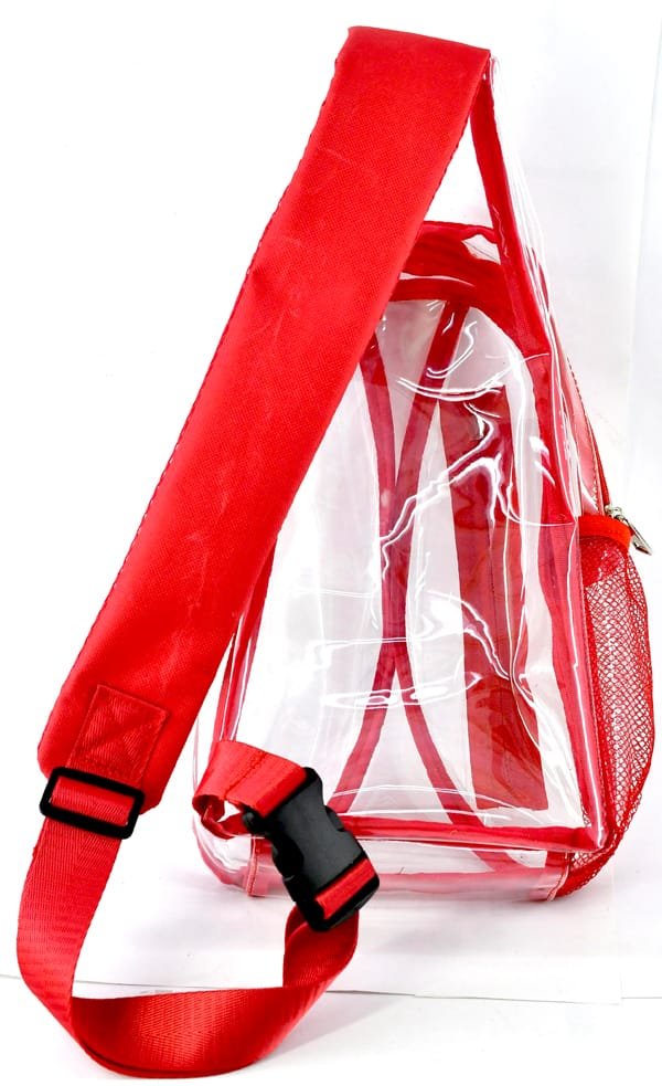 CW214 Tonya Clear Gameday Sling Bag - MiMi Wholesale