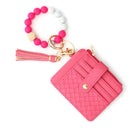 BB139x205 Nina Beaded Keychain Bracelet & Woven Wallet Combo