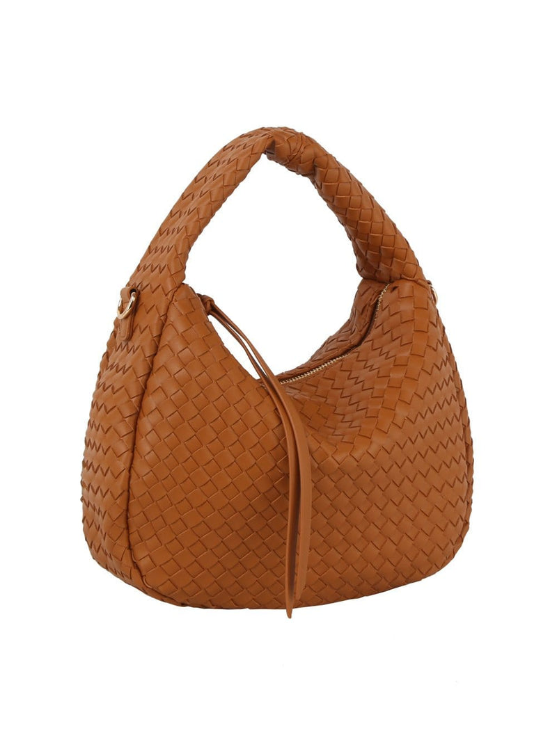 DE0758 Alison Woven Hobo Bag - MiMi Wholesale