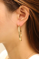 DJE310681 14K Mini Circle Link Hoop Earrings - MiMi Wholesale