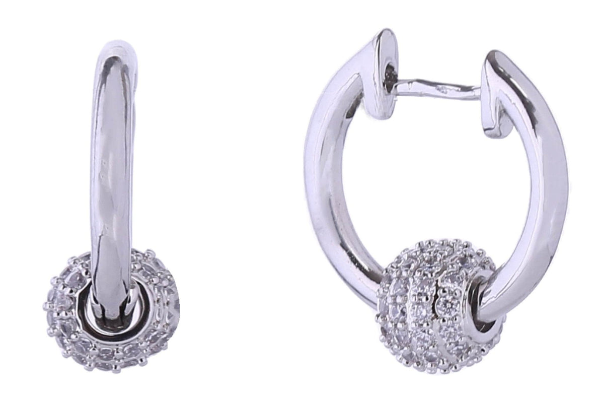 DJE310694 14K Duo Hoop Earrings - MiMi Wholesale