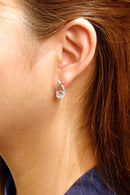 DJE310704 14K Mermaid Tail CZ Post Earrings - MiMi Wholesale