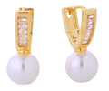 DJE310721 14K Pearl Drop Earrings - MiMi Wholesale